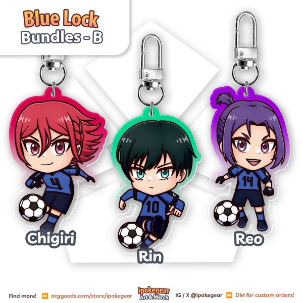 Blue Lock Bundles B (Rin, Reo, Chigiri)