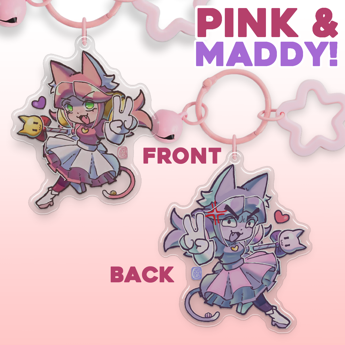 Deltarune | Mew Mew 2.5" Keychain