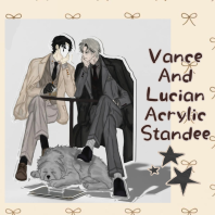 Vance and Lucian (ocs) acrylic standee!!