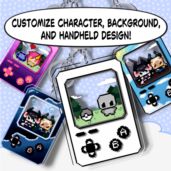 YCH Handheld Game Keychain