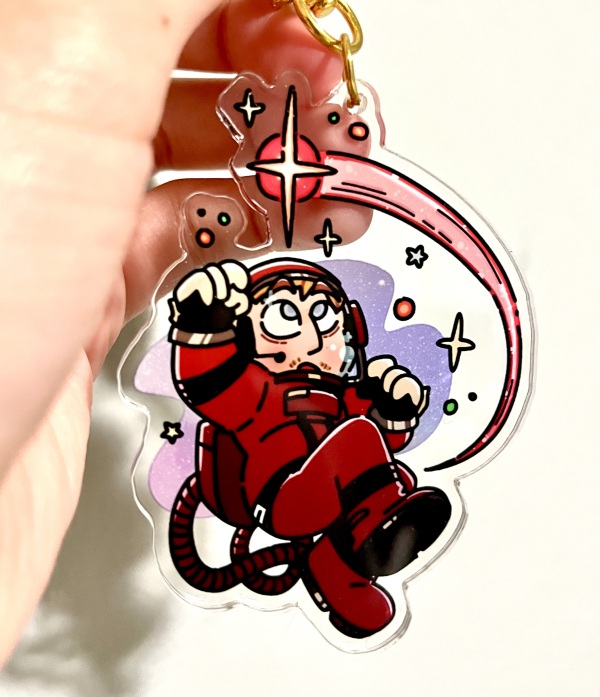 Grace Petrova Line Keychain