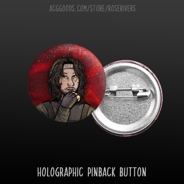 Simon - 32mm Holographic Pinback Button