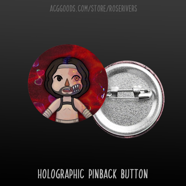 Chibi Simon - 32mm Holographic Pinback Button