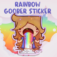 Rainbow Goober Sticker