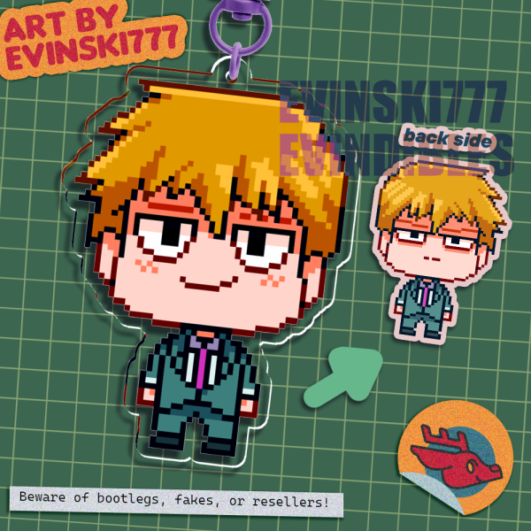 Mob Psycho 100 MP100 - Reigen Arataka Acrylic Keychains
