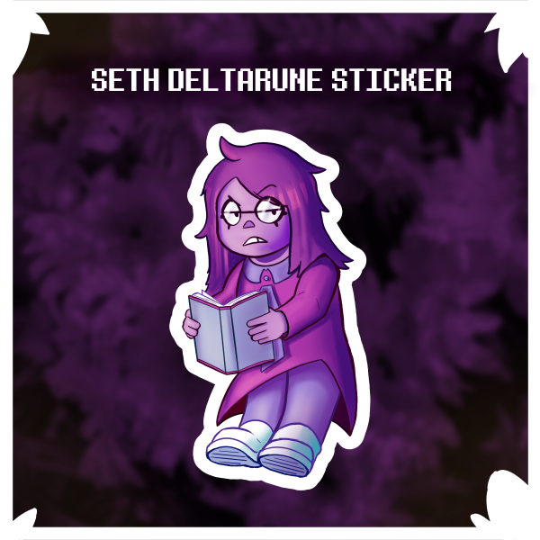 Seth deltarune sticker