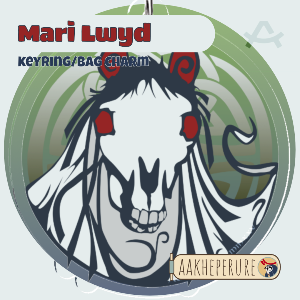 Mari Lwyd | Clear Acrylic Keychains