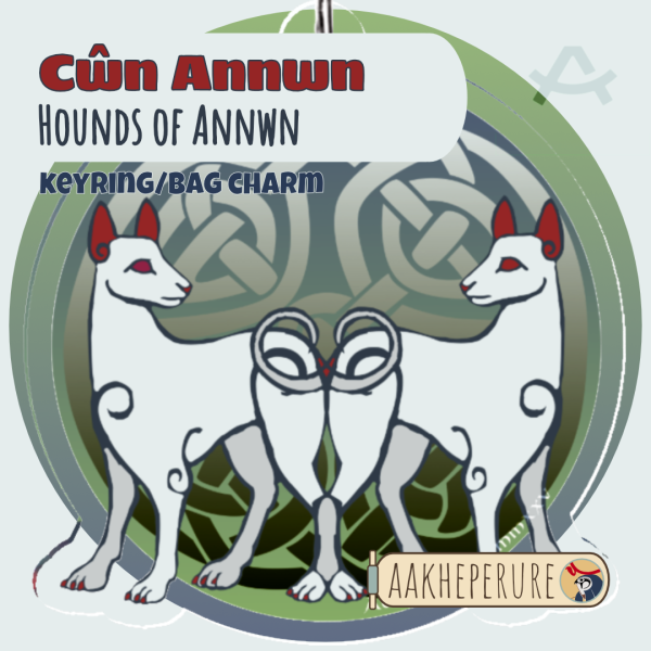 Cŵn Annwn | Clear Acrylic Keychains