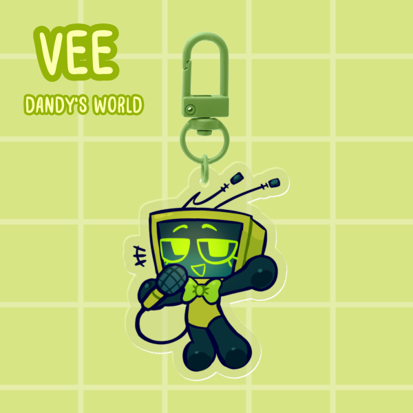 Vee [Dandy’s World] Acrylic Keychain