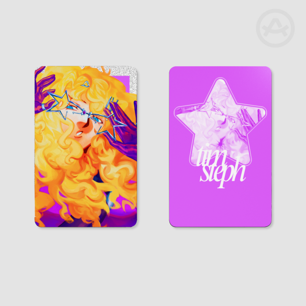 TimSteph Glitter Photocard - Stephanie Brown