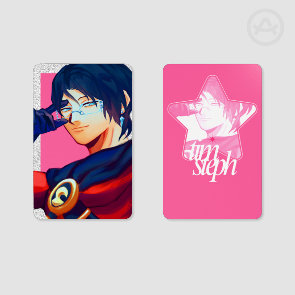 TimSteph Glitter Photocard - Tim Drake