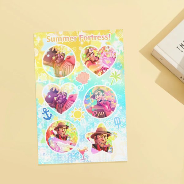 Summer Fortress Sticker Sheet (Holo)