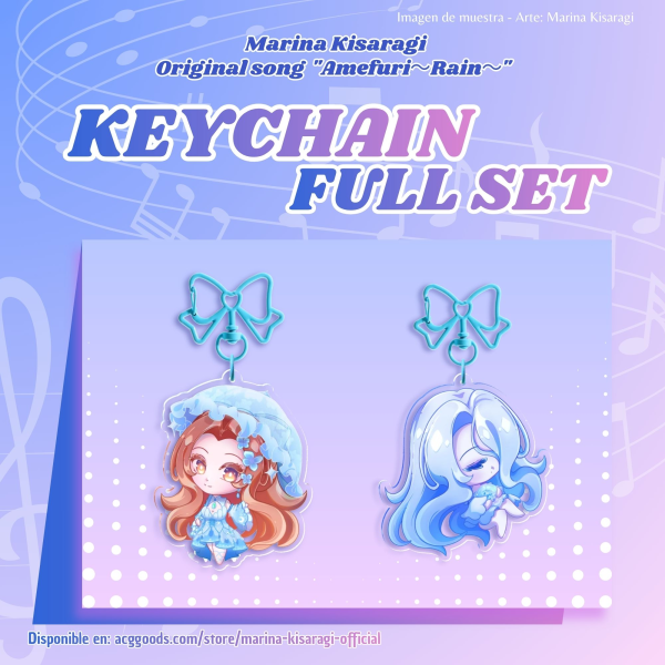 Original song "Amefuri～Rain～" KEYCHAIN FULL SET