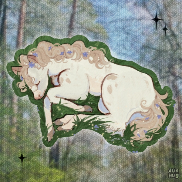 'Sleeping Pony' Sticker