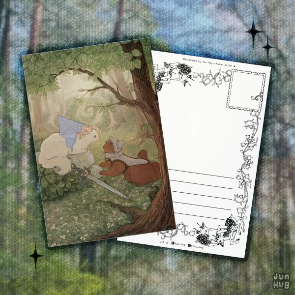 The Princess and The Knight Postcard