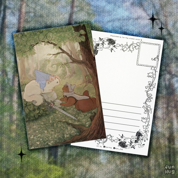 The Princess and The Knight Postcard