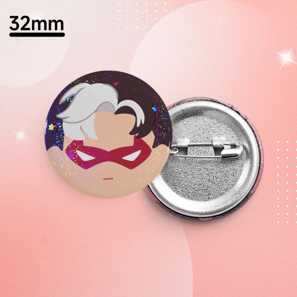 Red Hood- Round Badges (Button Pins)