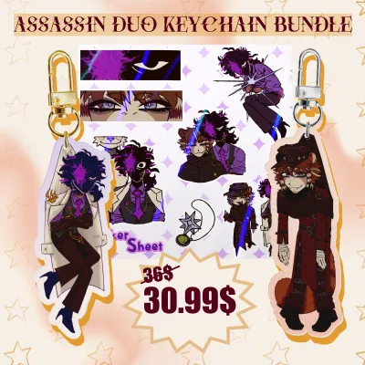 Assassin duo Keychain Bundle