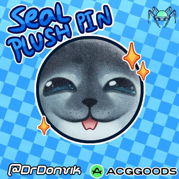 🦭Seal Plush Pin