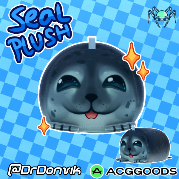 🦭 Seal Mochikororin Plush Keychain