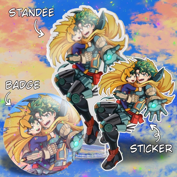 Deku birthday merch set