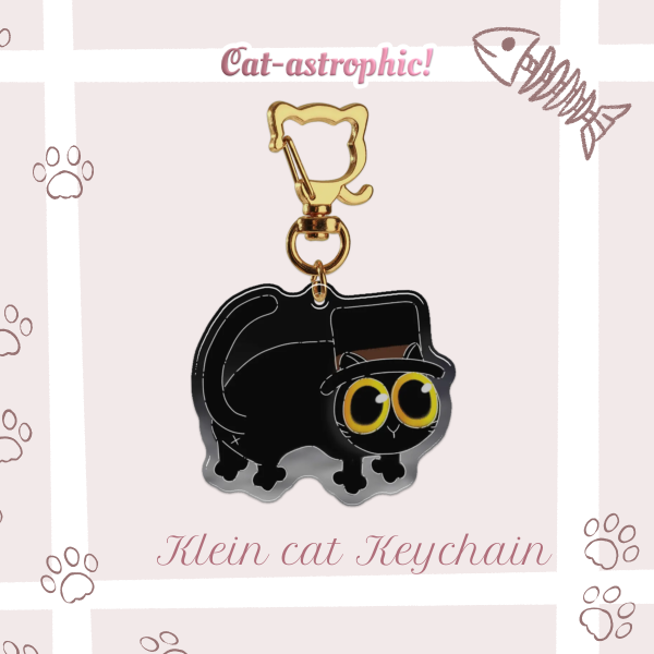 Klein cat Keychain