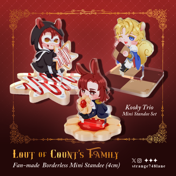 LCF Kooky Trio Borderless Mini Standee Set (Cale, Alver, White Star)