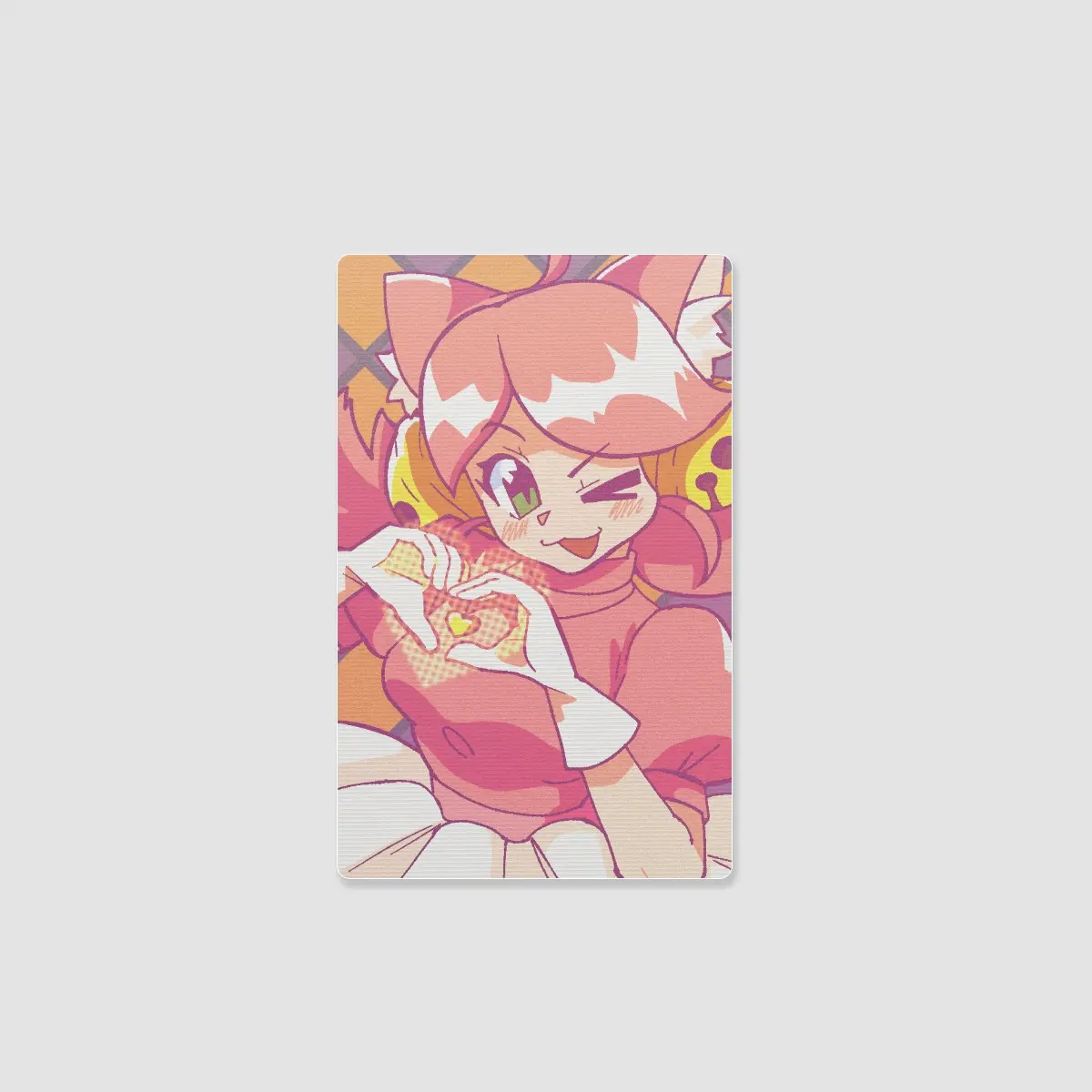 Mew Mew Kissy Cutie / Pink Lenticular Card