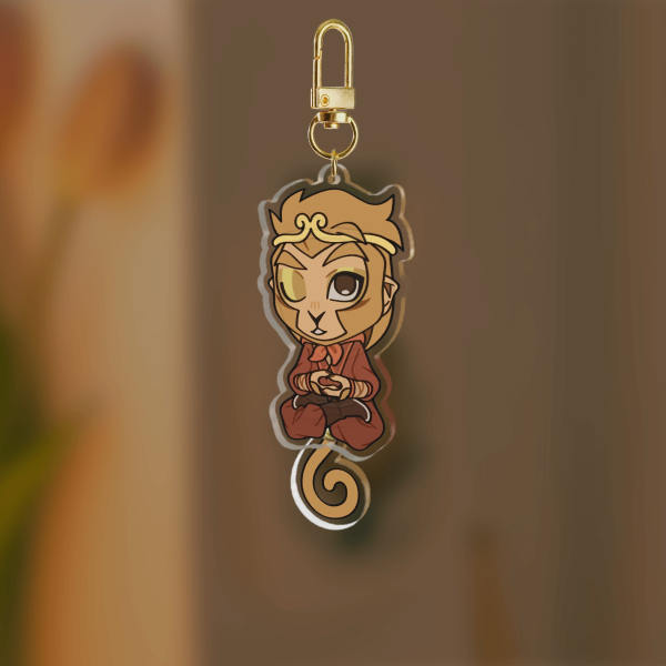 Sun Wukong - Meditation - Tail-wagging Pendant