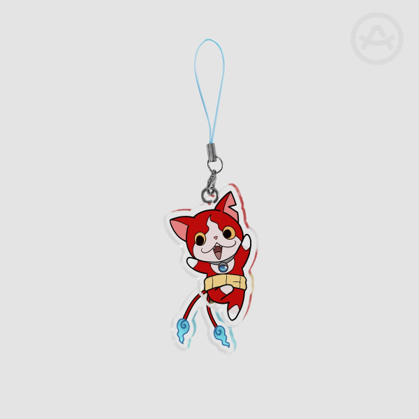 Jibanyan Yokai Tail-wagging Pendant