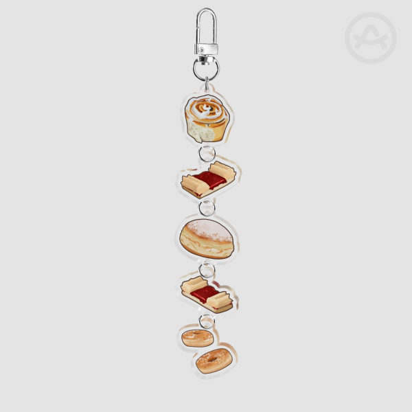 Sweet Pastry Connection Acrylic Keychains