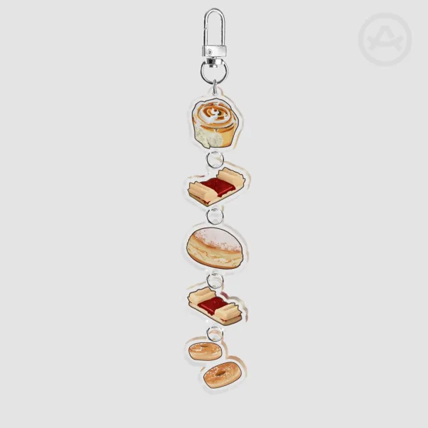 Sweet Pastry Connection Acrylic Keychains