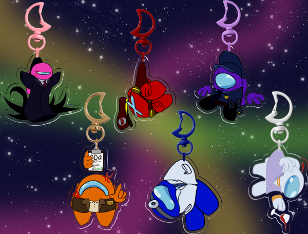 Showstopper Set A | Among Us Keychains