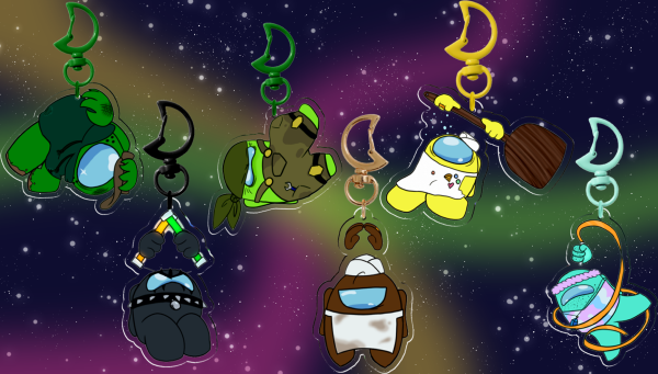 Showstopper Set B | Among Us Keychains