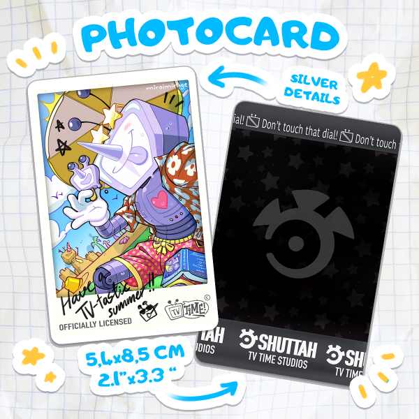 Tenna "Summer" Polaroid Photocard [Deltarune]