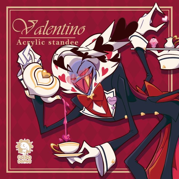 Hazbin Hotel Cafe | Valentino | Acrylic Standee