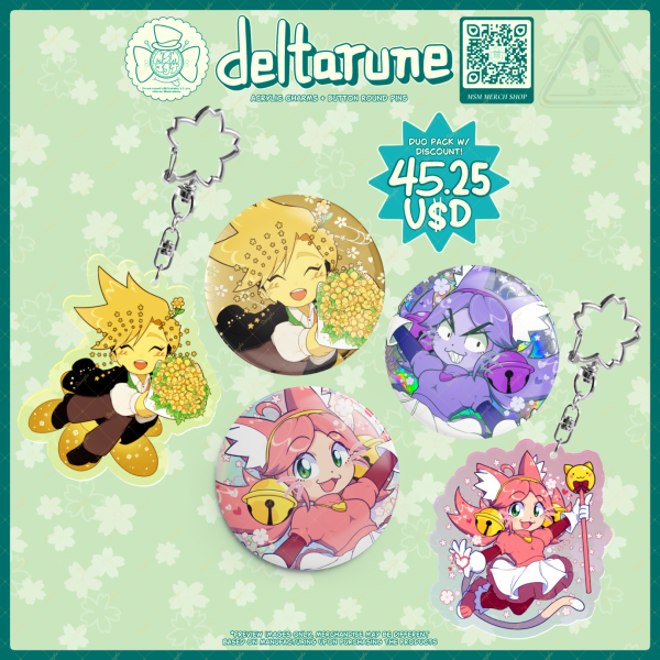 DELTARUNE - PINK AND GOLD PACK