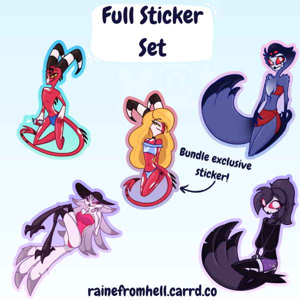[Bundle] Full Summer Sticker Set