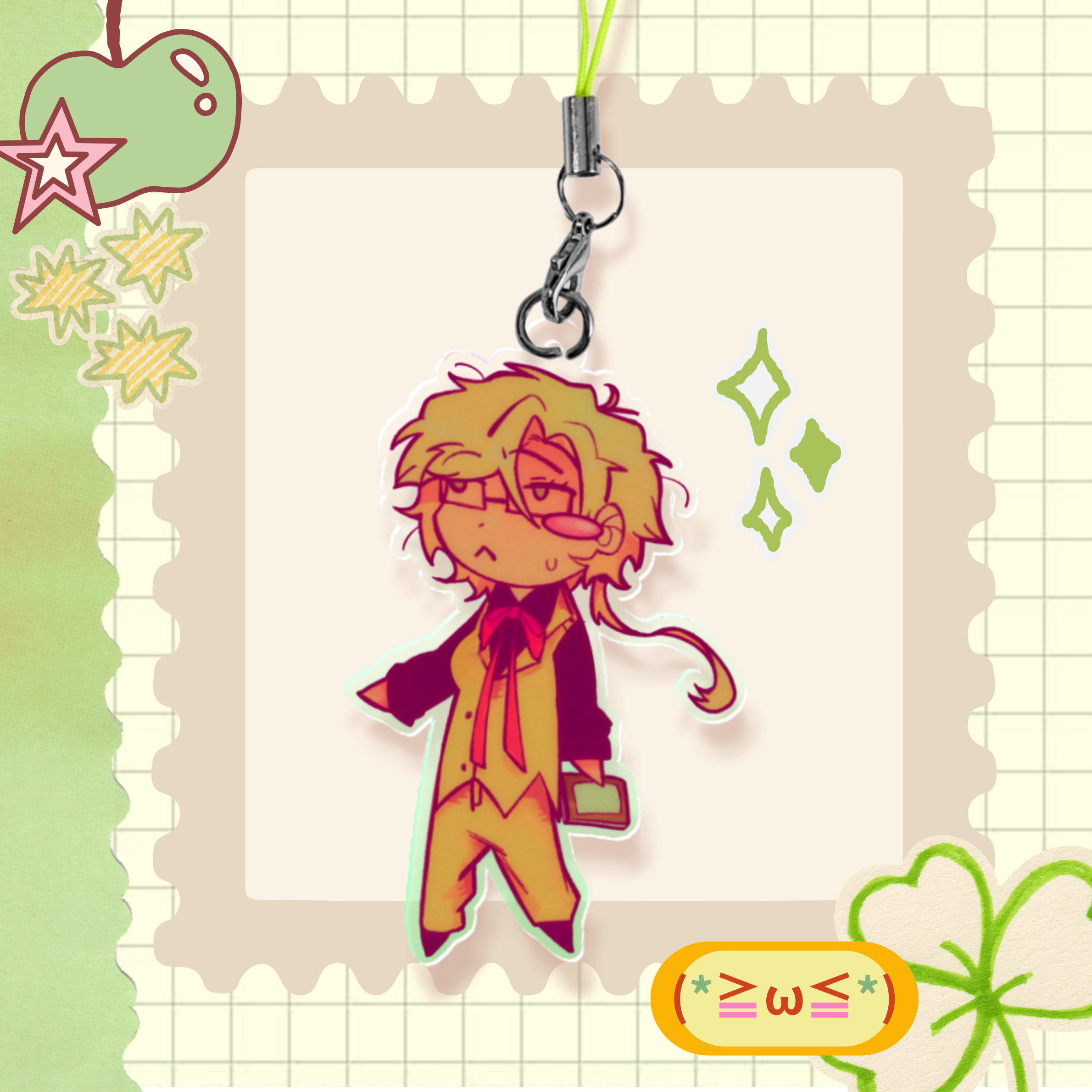 Fem!Kunikida Phone Charm || BSD