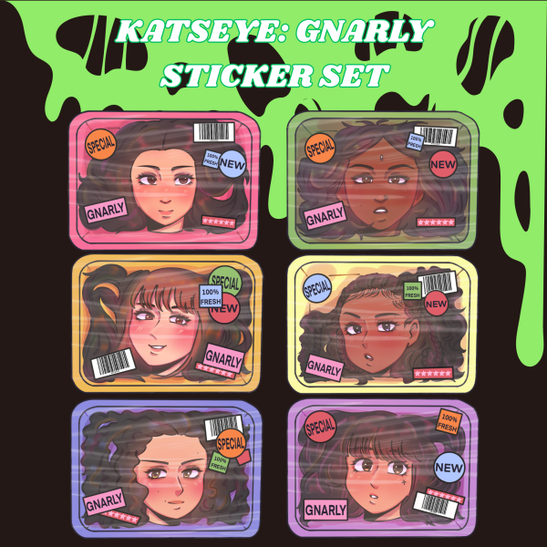 KATSEYE: Gnarly sticker set