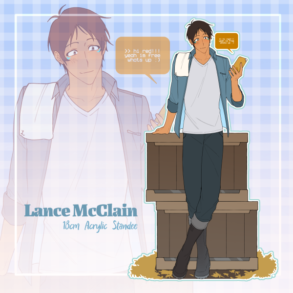 [Date -SET B-] Lance McClain | 18cm Acrylic Standee