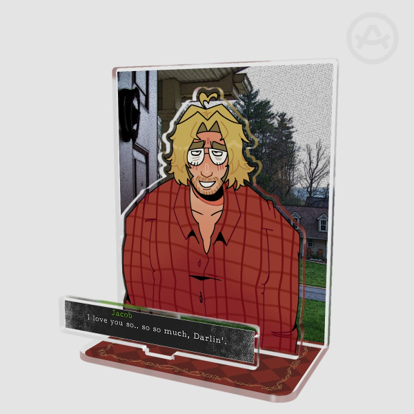Jacob Alden at your door standee