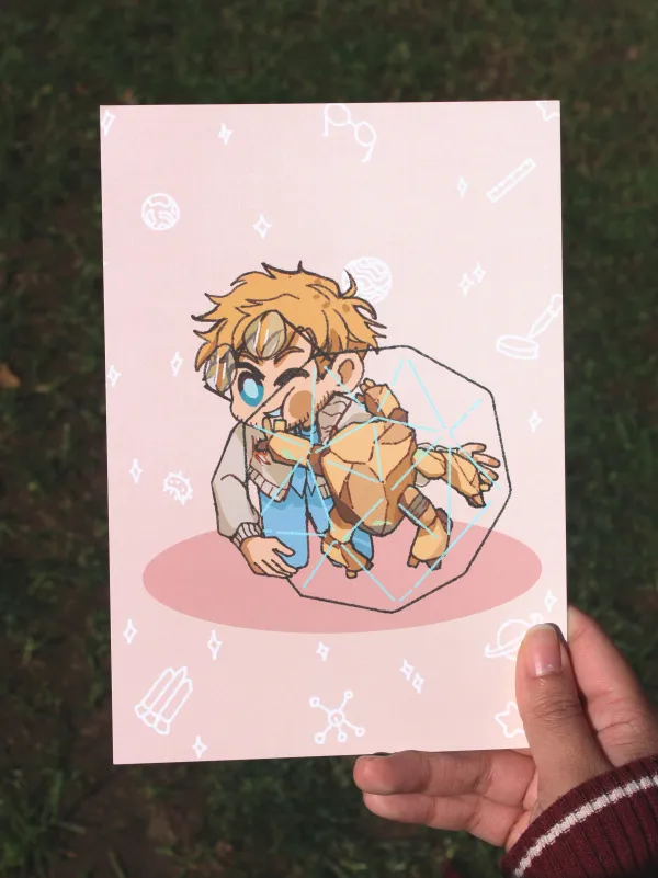 [Project Hail Mary] Ryland Grace and Rocky A5 Poster