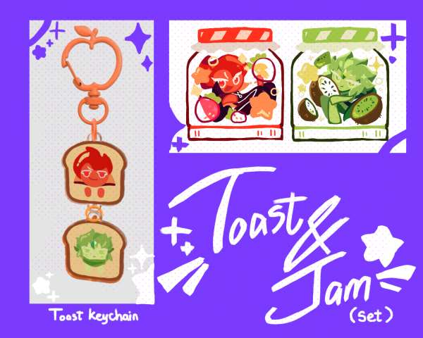 Toast and Jam set