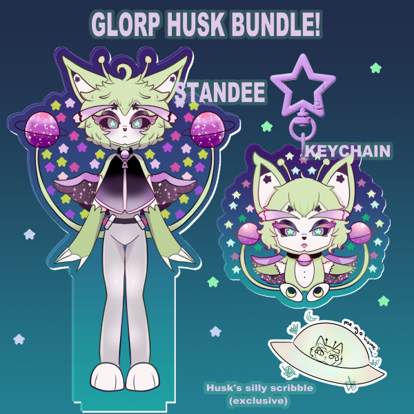 Husk Glorp | Alien set | Hazbin hotel | alien husk au huskerdust