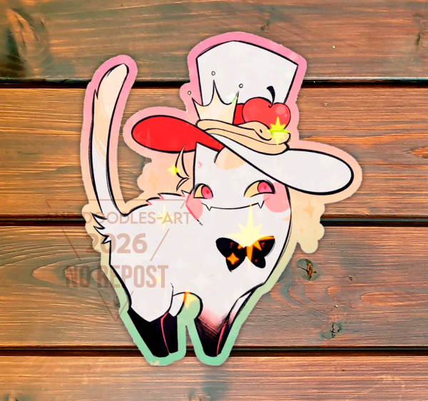 ONE Michifer - Lucifer Morningstar (Colored Edge Die Cut Stickers)