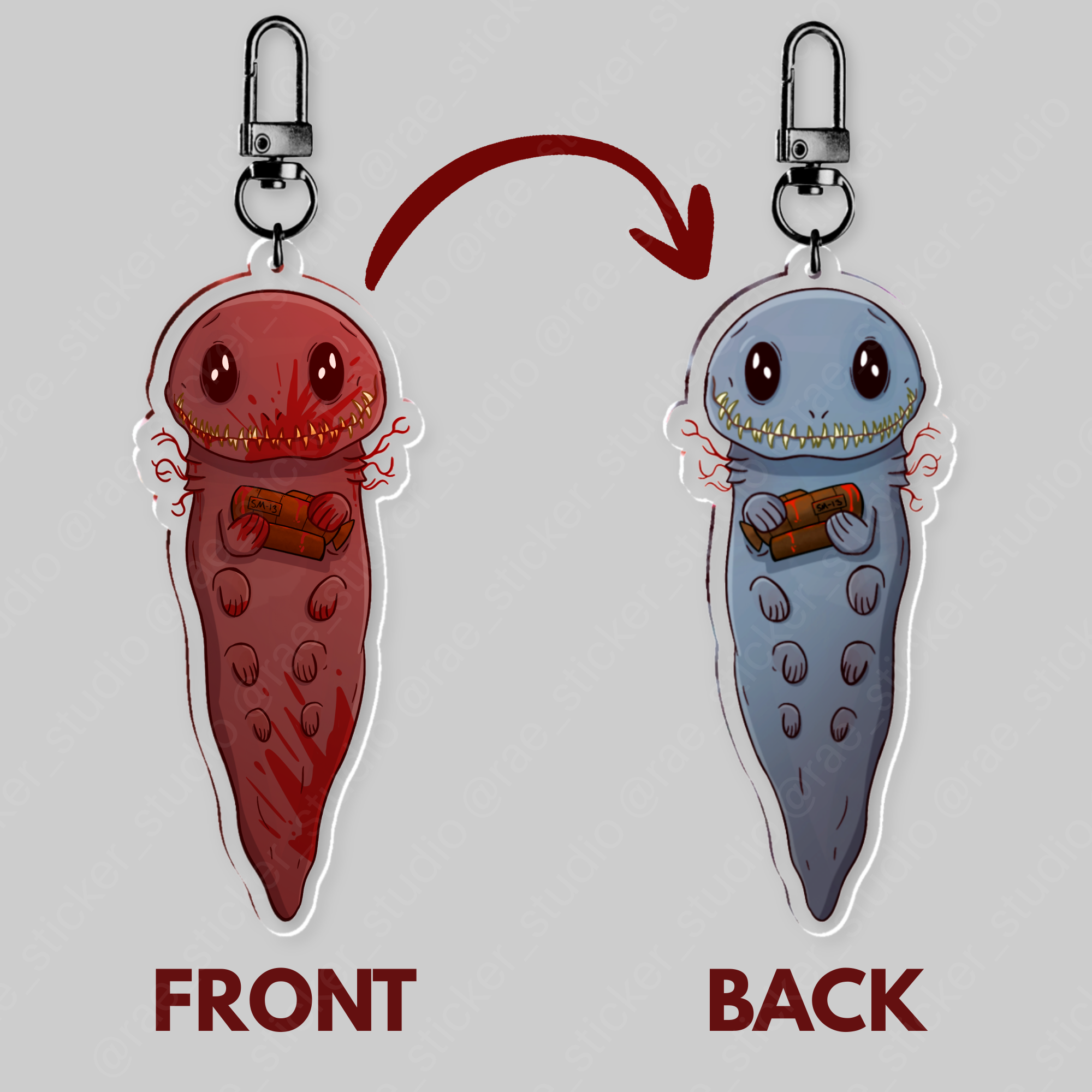 Iron Lung Blood Eel Keychain