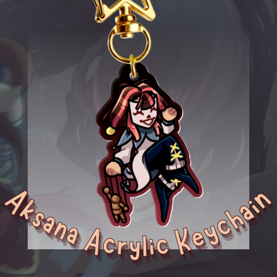 Aksana Goddess of Wisdom Acrylic Keychain