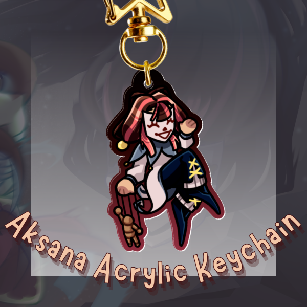 Aksana Goddess of Wisdom Acrylic Keychain