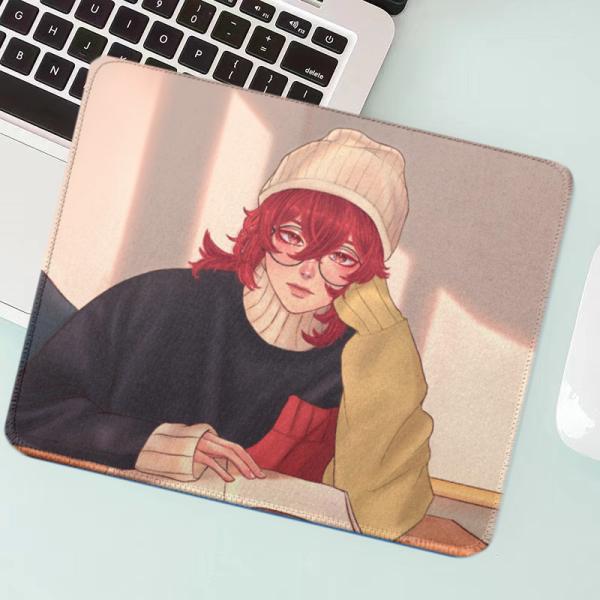 Genshin impact Diluc Square Mouse Pad